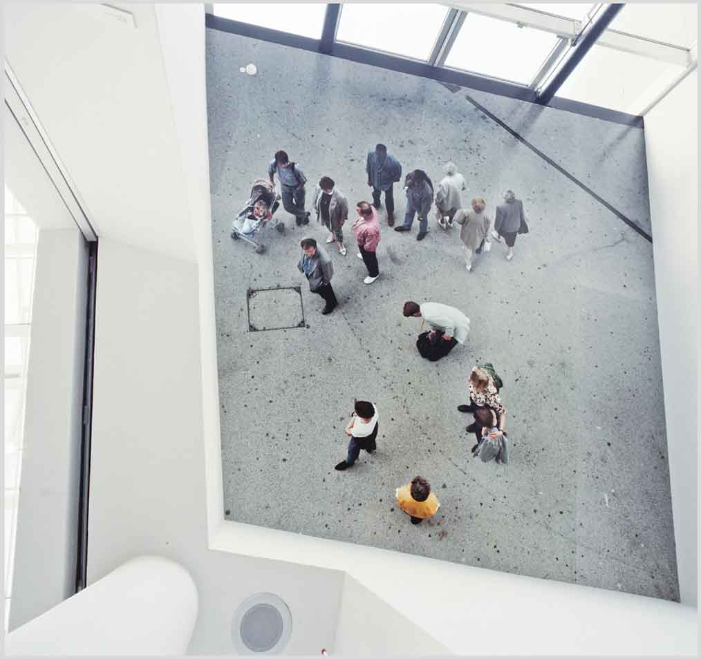 Aufklärung, 1994, Fotoarbeit, 600 x 600 cm