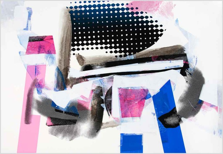 Ge, 2008, Mischtechnik, 51 x 74 cm