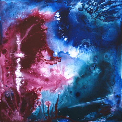 „Gallaktische Energie 1“, 2022, 90 x 90 cm 