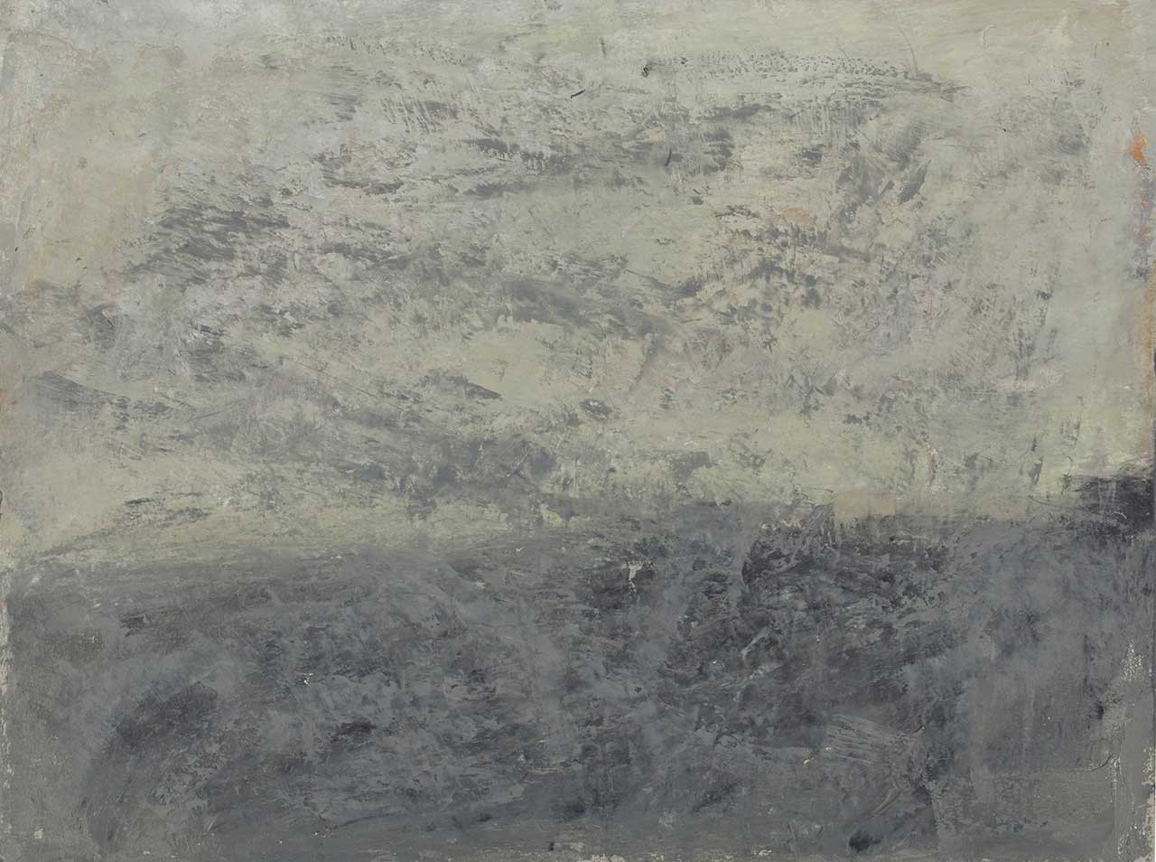 „Der Grund 9 (Horizont)“: 2011/Öl, Hartfaser/30x40 cm