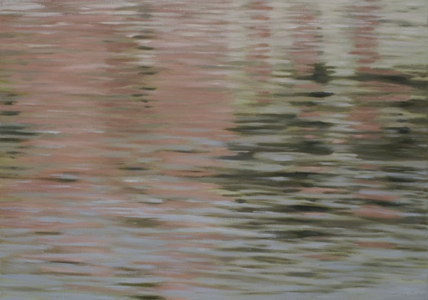 »Zeit VIII, 2024, Öl auf Leinwand, 70 x 100 cm