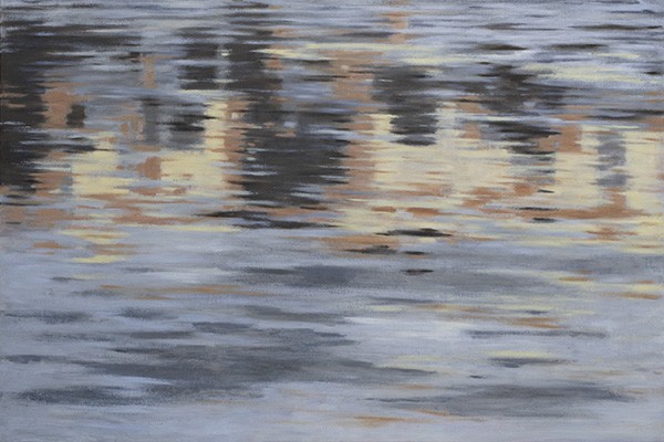 »Zeit XII«, 2025, Öl auf Leinwand, 100 x 150 cm